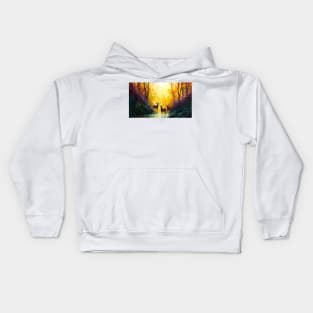 Deep in the golden hour Kids Hoodie